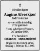 Obituary_Aagine_Johanne_Aagesdatter_Vestersjo_1994