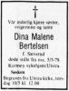 Obituary_Dina_Malene_Davidsen_Saeverud_1979