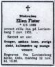 Obituary_Ellen_Mathea_Korneliusdatter_Fister_1951