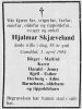 Obituary_Hjalmar_Hansen_Skjaeveland_1984