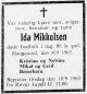 Obituary_Ida_Larsine_Iversdatter_1963