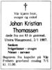 Obituary_Johan_Kristian_Thomassen_1987