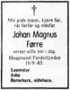 Obituary_Johan_Magnus_Johannessen_Forre_1983