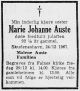 Obituary_Johanne_Marie_Johannesdatter_Auste_1967