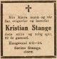 John Kristian Olsen Stange*