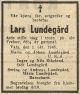 Obituary_Lars_Johannes_Sakariassen_Lundegard_1945