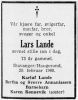 Obituary_Lars_Knudsen_Lande_1968