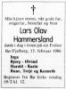 Obituary_Lars_Olav_Hammersland_1986