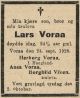 Lars Sigurd Sigvedsen Voraa*