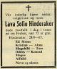 Obituary_Lava_Sofie_Kolbeinsdatter_Hinderaker_1963