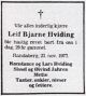 Obituary_Leif_Bjarne_Hviding_1977