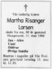 Obituary_Martha_Risanger_1986_1