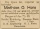 Mathias Olsen Høie*
