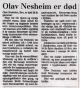 Obituary_Olav_Agnar_Nesheim_2002