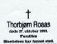 Obituary_Thorbjorn_Roaas_1992