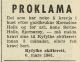 Proklamation_Korneleus_Mikkelsen_Holle_1961