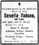 Obituary_Ceselia_Samuelsdatter_Vegge_1924