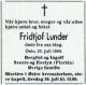 Fridtjof Lunder