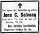 Obituary_Jone_Christensen_Selvaag_1921_1
