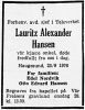 Obituary_Lauritz_Alexander_Hansen_1976