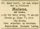 Obituary_Malene_Marie_Pedersdatter_Grodem_1913