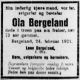 Ola Olsen Bergeland*
