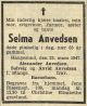 Obituary_Selma_Nikoline_Elisabeth_Lindtner_Olsdatter_Vatnem_1947
