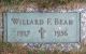 Willard Francis Bean